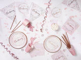 Load image into Gallery viewer, Pink On Your Christening Paper Flag Bunting Foil Stamped - 12ft