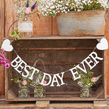 Load image into Gallery viewer, Wooden Bunting 'Best Day Ever'