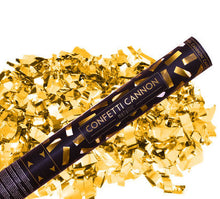 Load image into Gallery viewer, Gold Foil Confetti Cannon 40cm/60cm