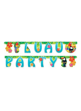 Load image into Gallery viewer, Luau Parrot Letter Party Banner