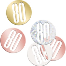 Load image into Gallery viewer, Birthday Rose Gold Glitz Number 80 Confetti, .5oz