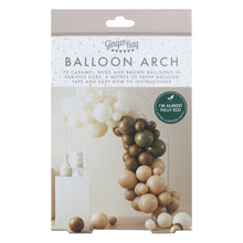 Load image into Gallery viewer, Nude and Brown Balloon Arch Kit