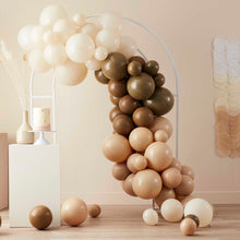 Load image into Gallery viewer, Nude and Brown Balloon Arch Kit