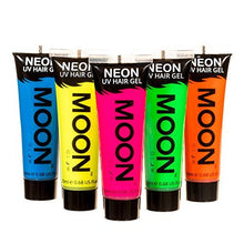 Load image into Gallery viewer, Moon Glow UV Neon Hair Gel - Intense Orange - 20ml