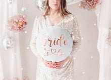 Load image into Gallery viewer, Bride to be foil balloon 45cm, white