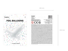 Load image into Gallery viewer, White Dove Foil Balloon - 77x66cm