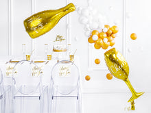 Load image into Gallery viewer, Cheers Large Golden Champagne Glass Foil Balloon