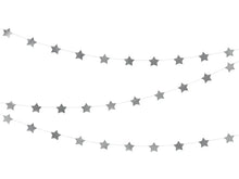 Load image into Gallery viewer, Silver Star Garland - 3.6m