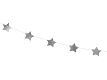Load image into Gallery viewer, Silver Star Garland - 3.6m