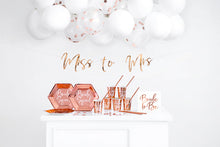 Load image into Gallery viewer, Miss to Mrs banner, rose gold, 18x76cm