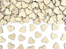 Load image into Gallery viewer, Wooden Hearts Table Confetti