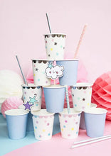 Load image into Gallery viewer, Pastel Stars Cups, 180 ml - 6pcs
