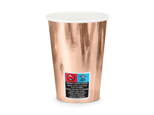 Load image into Gallery viewer, Rose Gold Paper Cups - 220ml