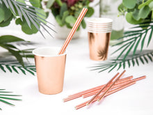 Load image into Gallery viewer, Paper Straws - Rose Gold