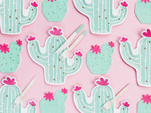 Load image into Gallery viewer, Cactus Plates - 6pcs