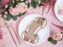 Load image into Gallery viewer, Plates Same Penis Forever, Rose Gold, 26.5x15.5cm
