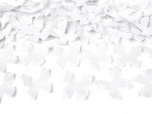 Load image into Gallery viewer, Confetti Cannon, White Butterfly, Biodegradable Tissue Paper