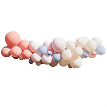 Load image into Gallery viewer, Blush, Nude & Blue Party Balloon Arch Kit