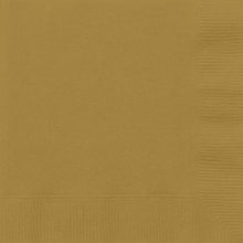 Load image into Gallery viewer, Matte Gold Solid Luncheon Napkins, 20ct
