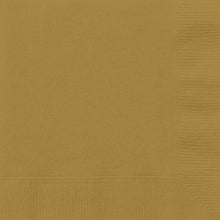 Load image into Gallery viewer, Matte Gold Solid Luncheon Napkins, 20ct