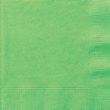 Load image into Gallery viewer, Lime Green Solid Luncheon Napkins, 20ct