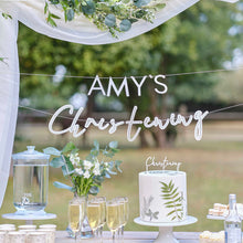 Load image into Gallery viewer, Customisable Christening Bunting