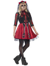 Load image into Gallery viewer, Day of The Dead Diva Costume