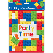 Load image into Gallery viewer, Building Blocks Birthday Loot Bags, 8ct