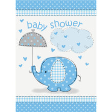 Load image into Gallery viewer, Umbrellaphants Blue Invitations, 8ct