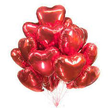 Load image into Gallery viewer, Solid Heart Foil Balloon 18" - Red