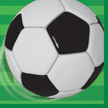 Load image into Gallery viewer, 3D Soccer Luncheon Napkins, 16ct