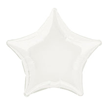 Load image into Gallery viewer, Solid Star Foil Balloon 20" - White