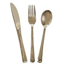 Load image into Gallery viewer, Gold Solid Assorted Plastic Silverware, 18ct