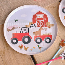 Load image into Gallery viewer, Ginger Ray - Farm Animals Paper Party Plates