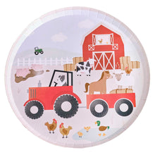 Load image into Gallery viewer, Ginger Ray - Farm Animals Paper Party Plates
