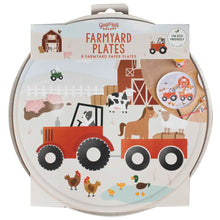 Load image into Gallery viewer, Ginger Ray - Farm Animals Paper Party Plates