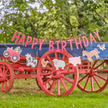 Load image into Gallery viewer, Ginger Ray - Farm Party Happy Birthday Bunting Decoration