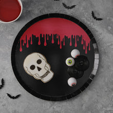 Load image into Gallery viewer, Blood Drip Paper Halloween Plates (8pc)