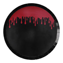 Load image into Gallery viewer, Blood Drip Paper Halloween Plates (8pc)