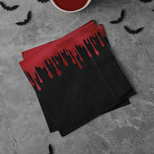 Load image into Gallery viewer, Blood Drip Paper Halloween Napkins (16pc)