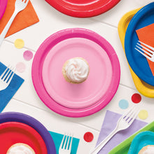 Load image into Gallery viewer, Lovely Pink 7" FSC Dessert Plates, 20ct