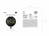Load image into Gallery viewer, Hocus Pocus foil balloon, 45 cm, black