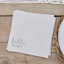 Load image into Gallery viewer, Ginger Ray Hello Baby Neutral Baby Shower Napkins