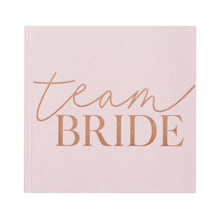 Load image into Gallery viewer, Pink Blush Velvet Team Bride Hen Party Guest Book