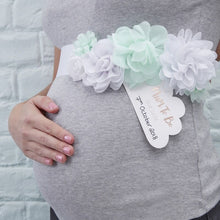 Load image into Gallery viewer, HELLO WORLD BABY SHOWER BUMP MUM TO BE SASH