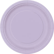 Load image into Gallery viewer, Lavender Solid FSC Round 9" Dinner Plates, 16ct