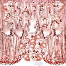 Load image into Gallery viewer, Solid Heart Foil Balloon 18" - Rose Gold