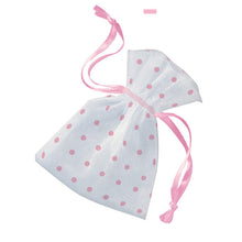Load image into Gallery viewer, Pink Polka Dots Organza Favor Bags, 6ct