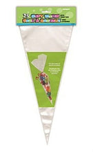 Load image into Gallery viewer, Transparent Cone Gift Bags with Twist Ties (25ct)