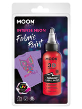 Load image into Gallery viewer, Moon Glow - Neon UV Intense Fabric Paint - Red